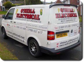 O'Neill Electrical Van Rear